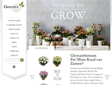 Tablet Screenshot of greenex.com