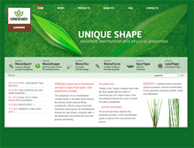 Tablet Screenshot of greenex.cz
